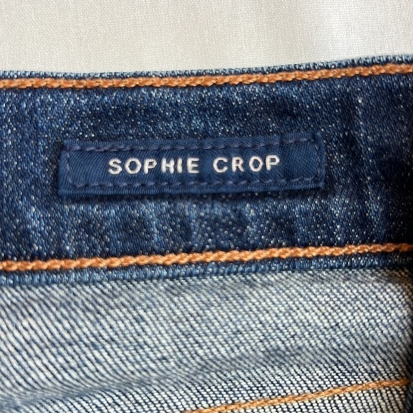 Agolde Sophie distressed High Rise Skinny Cropped Jeans Size 26 - Picture 10 of 15